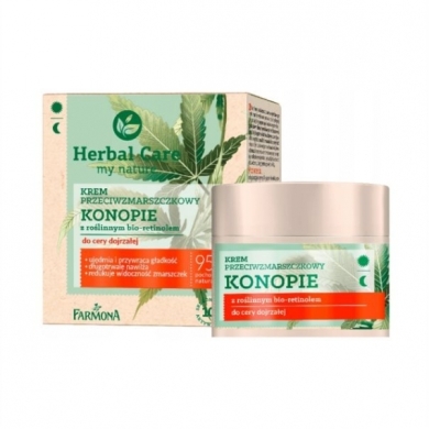 FARMONA HERBAL CARE Krem przeciwzmarszczkowy konopie 50ml