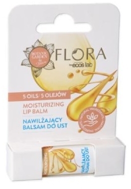 FLORA Balsam do ust nawilżający 5 Olejów 3,8 g
