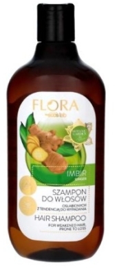 FLORA Szampon do włosów osłabionych z tendencją do wypadania Imbir 500 ml