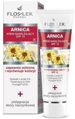 FLOS-LEK ARNICA Nawilżający Krem arnikowy SPF15 50 ml