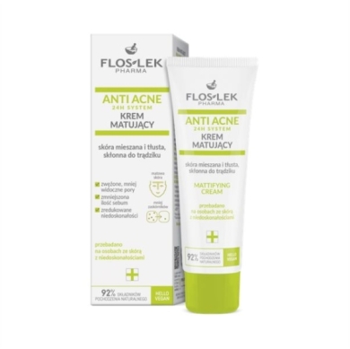 FLOS-LEK Anti Acne 24h System krem matujący 50 ml