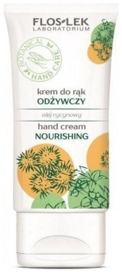 FLOS-LEK BOTANICAL HAND CARE Krem do rąk odżywczy olej rycynowy 50 ml