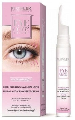 FLOS-LEK EYE CARE EXPERT Krem przeciwzmarszczkowy pod oczy na kurze łapki wypełniający 15 ml