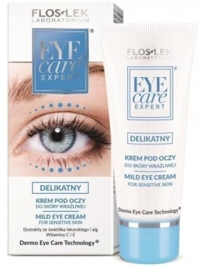 FLOS-LEK EYE CARE Expert Delikatny krem pod oczy do skóry wrażliwej 30 ml