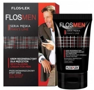 FLOS-LEK FLOSMEN Krem regenerujący przeciwzmarszczkowy dla mężczyzn 50 ml