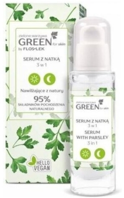 FLOS-LEK GREEN FOR SKIN Serum z natką 3w1 30 ml