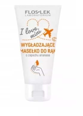 FLOS-LEK I LOVE MINI Wygładzające Masełko do rąk o zapachu ananasa 30 ml