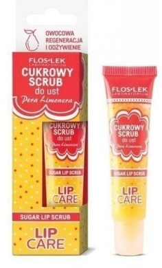 FLOS-LEK Lip Care Cukrowy scrub do ust Pera Limonera 14 g