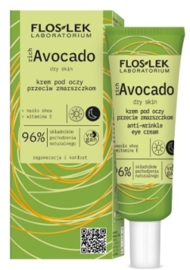 FLOS-LEK RICH AVOCADO Krem pod oczy przeciw zmarszczkom 30 ml