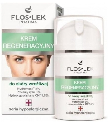 FLOS-LEK SERIA HYPOALERGICZNA Krem regeneracyjny do skóry wrażliwej 50 ml