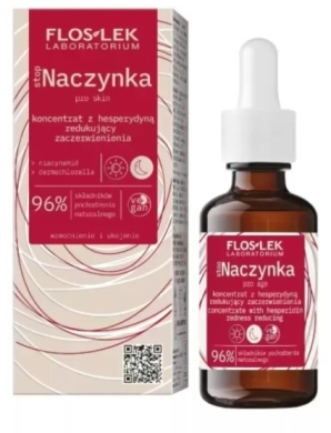 FLOS-LEK STOP NACZYNKA Koncentrat z hesperydyną redukujący zaczerwienienia na dzień i na noc 30 ml
