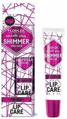 FLOS-LEK Shimmer do ust Metalic pink 10 g
