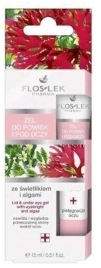 FLOS-LEK Żel do powiek i pod oczy ze świetlikiem i algami