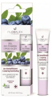 FLOS-LEK Żel pod oczy świetlik i borówka