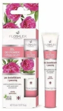 FLOS-LEK Żel pod oczy ze świetlik i peonia