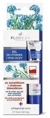 FLOS-LEK Żel ze świetlikiem i chabrem bławatkiem 15 ml