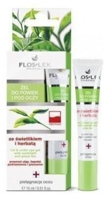 FLOS-LEK Żel ze świetlikiem i herbatą 15 ml