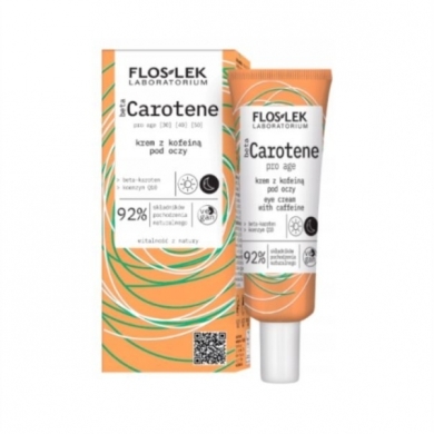 FLOS-LEK betaCAROTENE Krem z kofeiną pod oczy 30 ml
