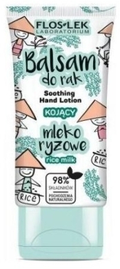 FLOS-LEK krem do rąk kojący z mlekiem ryżowym