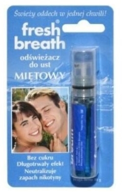 FRESH BREATH odświeżacz do ust Miętowy spray 10 g