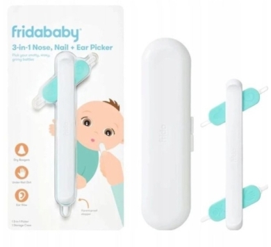 FRIDABABY Czyścik 3 w 1 do nosa, paznokci, uszu