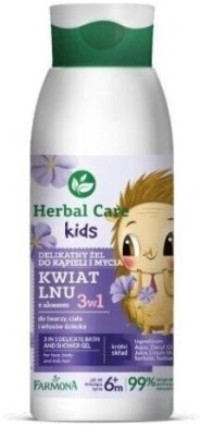 Farmona Herbal Care Kids Delikatny Żel do kąpieli i mycia 3w1 dla dzieci 400 ml