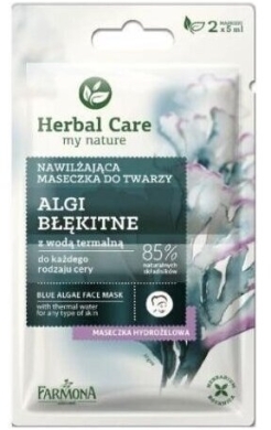 Farmona Herbal care Maseczka nawilżająca Algi błękitne 2 x 5 ml