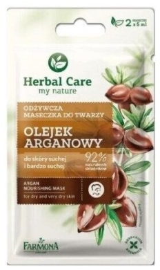 Farmona Herbal care Maseczka odżywcza Olej arganowy 2 x 5 ml