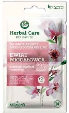 Farmona Herbal care Peeling drobnoziarnisty Kwiat migdałowca 2 x 5 ml