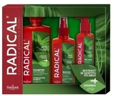 Farmona Radical Zestaw Szampon 400 ml + Odżywka 100 ml + Mgiełka 200 ml