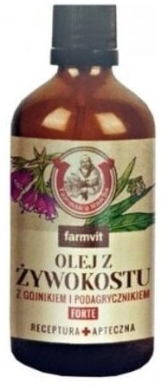 Farmvit Olej z Żywokostu z Gojnikiem i Podagrycznikiem Forte 100ml