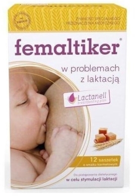 Femaltiker 12 saszetek o smaku karmelowym