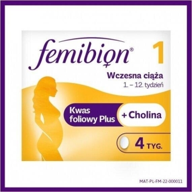 Femibion 1 Wczesna ciąża 28 tabletek