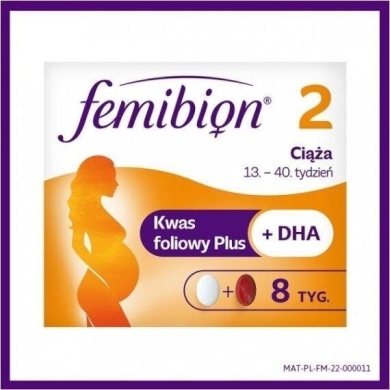 Femibion 2 Ciąża 56 tabletek + 56 kapsułek