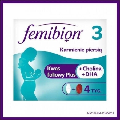 Femibion 3 karmienie piersią DHA 28 tabl + 28 kaps