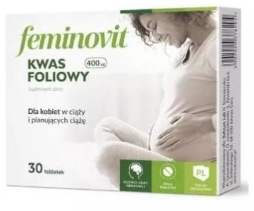 Feminovit Kwas Foliowy 30 tabletek