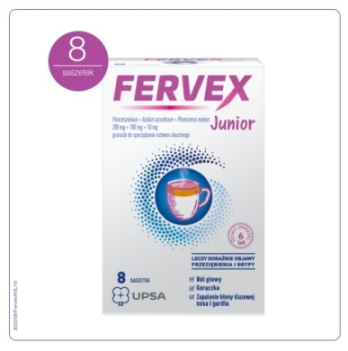 Fervex Junior 8 saszetek