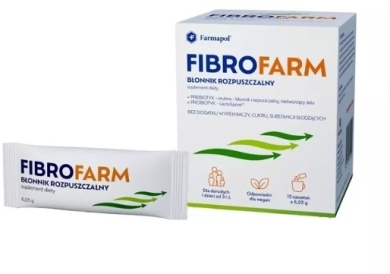 Fibrofarm błonnik rozpuszczalny 15 saszetek