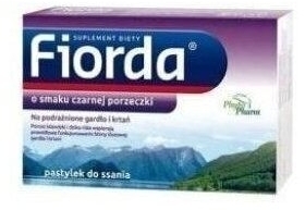 Fiorda o smaku porzeczkowym 60 pastylek