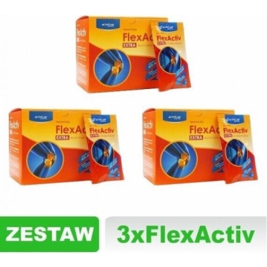 FlexActiv EXTRA proszek Zestaw: 3 x 30 saszetek