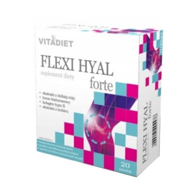 Flexi Hyal Forte Żel 20 saszetek x 15 ml