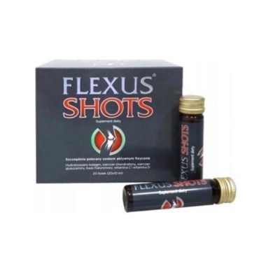 Flexus Shots płyn doustny 10 ml x 20 fiolek + Artroxen Effect 30 kapsułek
