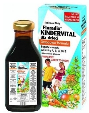 Floradix Kindervital Nowa Owocowa Formuła 250 ml