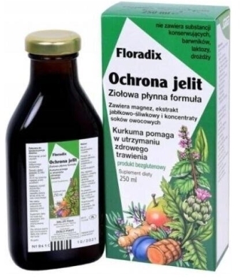 Floradix Ochrona Jelit Płyn 250 ml