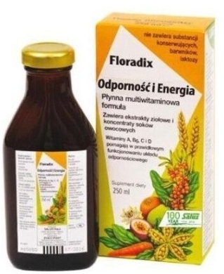 Floradix Odporność i Energia Płyn 250 ml 