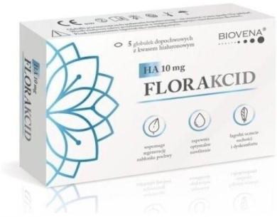 Florakcid HA 10 mg 5 globulek dopochwowych