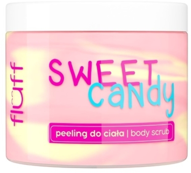 Fluff Peeling do ciała o zapachu słodkich cukierków 160 ml