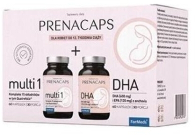 ForMeds PRENACAPS MULTI 1 + DHA (60+60 kapsułek)