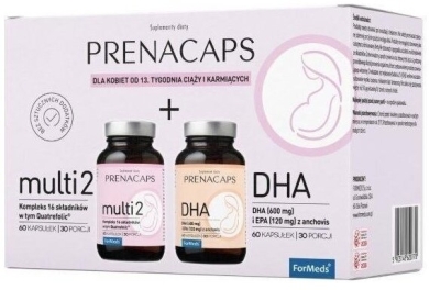 ForMeds Prenacaps Multi2 + DHA 60 kapsułek+ 60 kapsułek