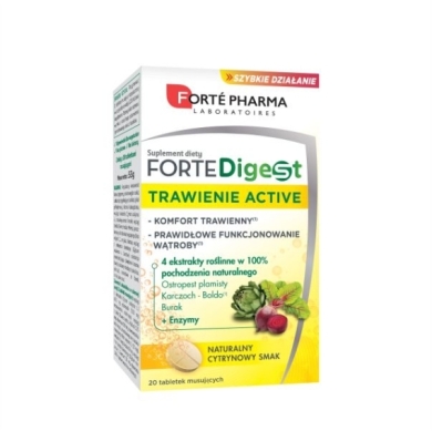 Forte Digest trawienie active 20 tabletki musujące